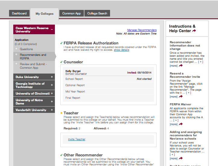Common app extracurricular essay